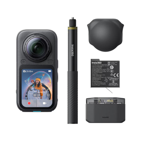 Cámara De Acción 360 Insta360 X6 8K Essentials Bundle
