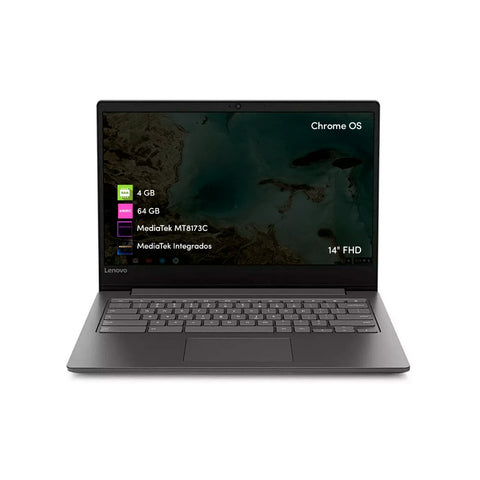 Notebook Chromebook Lenovo Mediatek 4GB 64GB 14' FHD Chrome Os