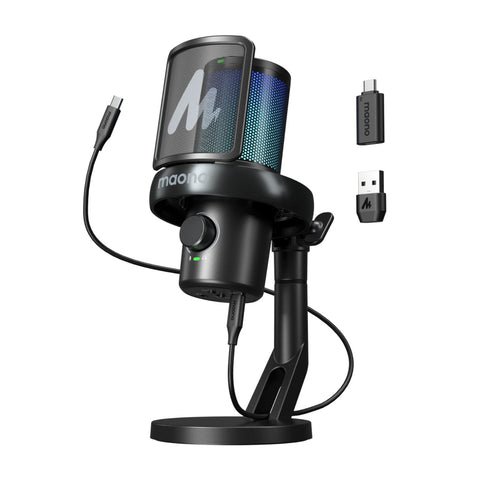 Micrófono Inalambrico Condensador Maono DM40 Pro USB C