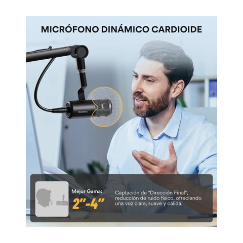 Microfono Dinamico Maono PD100 XLR Grabacion y Podcast