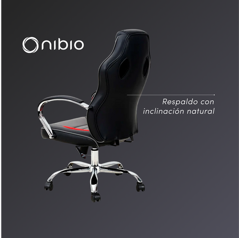 Silla Gamer Nibio Rookie Reclincable Cuero PU