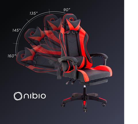 Silla Gamer Nibio GC035 Reclinable 160° Apoya Pies