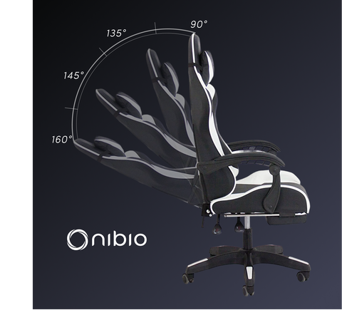 Silla Gamer Nibio GC035 Reclinable 160° Apoya Pies