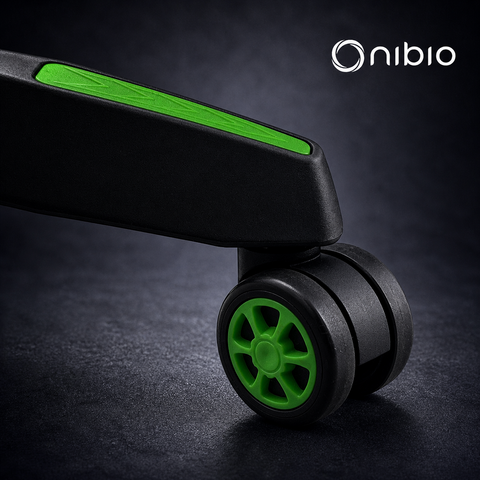 Silla Gamer Nibio Neon Reclinable Cuero PU Verde