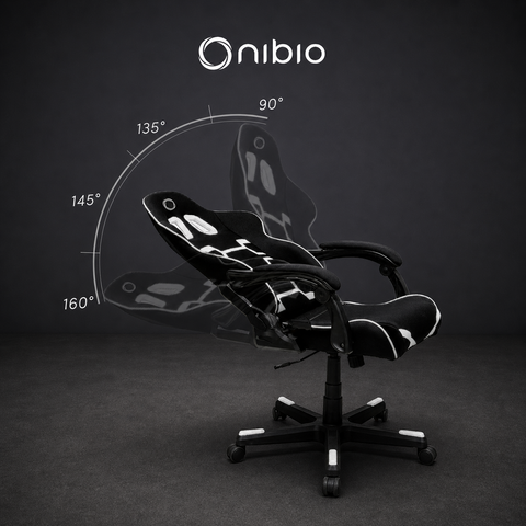 Silla Gamer Nibio Savage Reclinable 160° Blanca