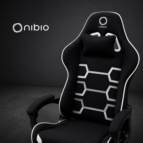 Silla Gamer Nibio Savage Reclinable 160° Blanca