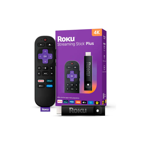 Dispositivo de Streaming Roku Stick Plus 4K 2025 Open Box