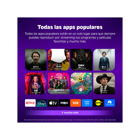 Dispositivo de Streaming Roku Stick Plus 4K 2025 Open Box