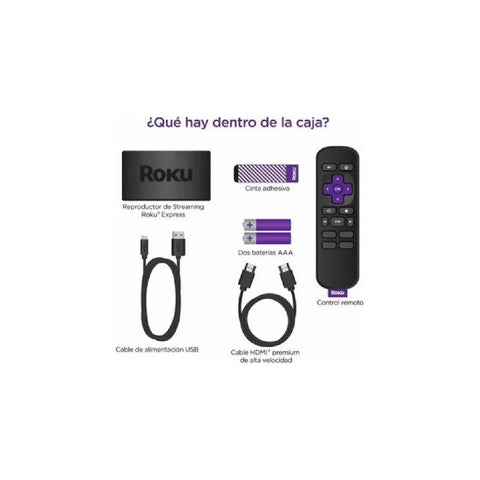 Reproductor de Streaming Roku Express 4K+ 2021 3941R Open Box