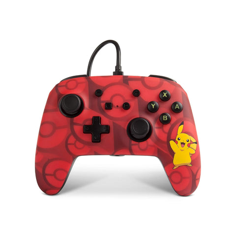 Control Joystick Power A Pikachu Nintendo Switch Rojo USB