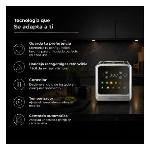 Tostador Digital Thorben Digitoast 4X 1400W