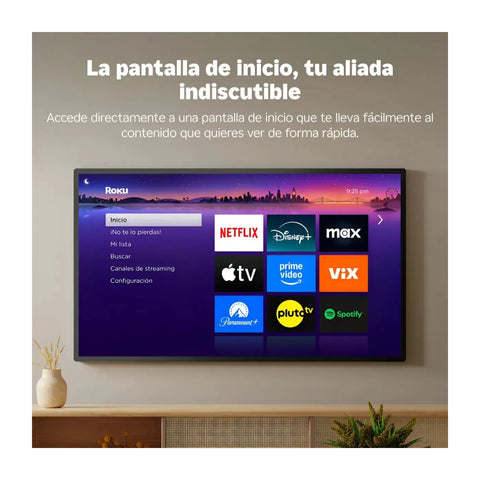 Dispositivo de Streaming Roku 3840s2 Streamer HD Control Por Voz Netflix Disney+