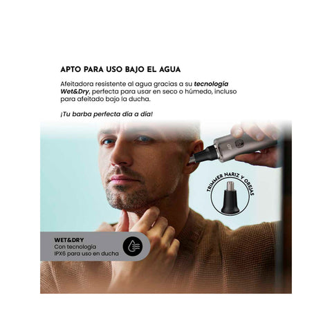 Afeitadora Siegen SG-7220 One Shave Max 3 USB Wet & Dry 4D