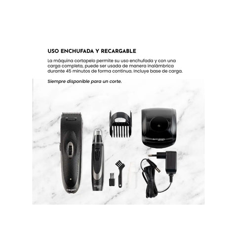 Cortapelo Trimmer Siegen Duo Style SG-8410C01 Recargable