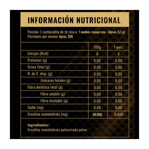 Creatina Monohidratada Strongest 1kg