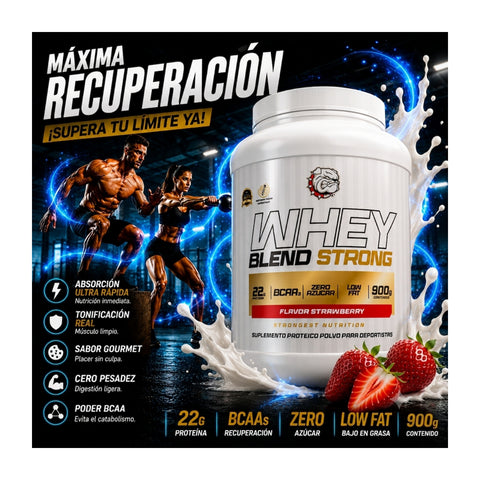 Proteina Whey Blend Strongest 900g