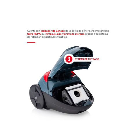 Aspiradora de Arrastre Thomas TH-1407 2 en 1 Filtro HEPA 1400W