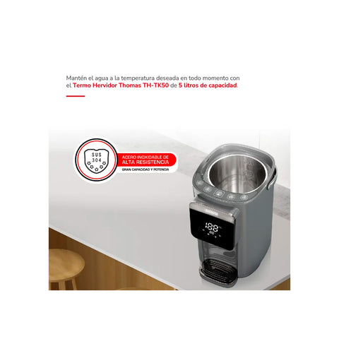 Termo Hervidor 5.0 Thomas TH-TK50 5L Keep Warm 1450W