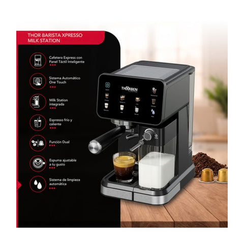 Cafetera Espresso Digital Thorben Barista Xpresso Milkstation