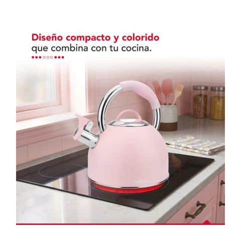 Tetera Thorben Tea Time 2.5L Acero Inoxidable Silbadora