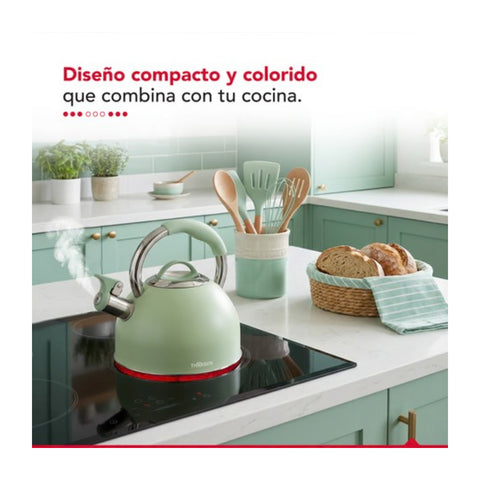 Tetera Thorben Tea Time 2.5L Acero Inoxidable Silbadora