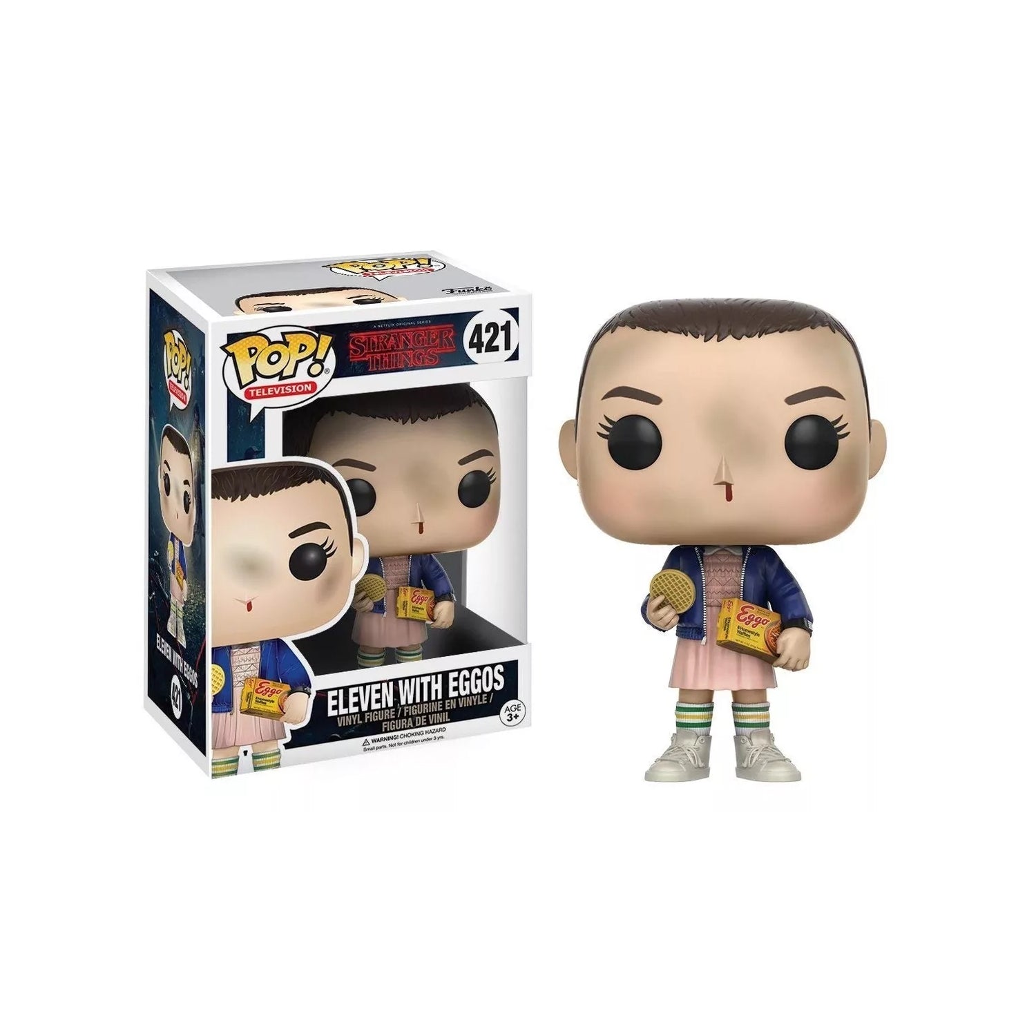 Figura de acción Funko Pop TV Stranger Things Eleven con Eggos– Mr
