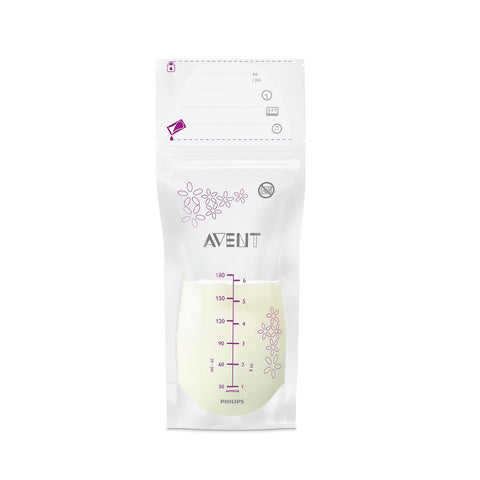 Bolsa Esterilizada para Leche Avent 180ml 25UN