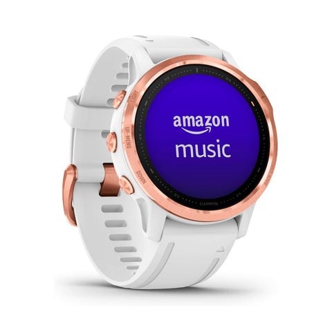 Smartwatch Garmin Fenix 6s Pro GPS Oro Rosa Blanco