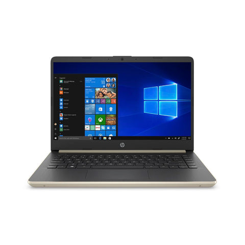 Notebook HP 14 i3 10ma 4GB 128GB SSD 14" HD W10 Dorado (OPEN BOX)