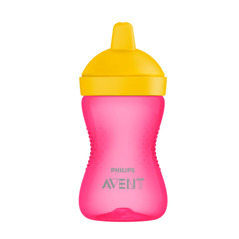 Vaso con Boquilla 300ml +12m Rosado