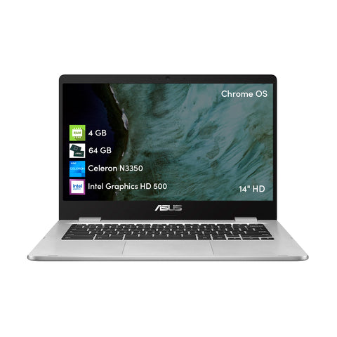 Notebook Chromebook Asus Celeron 4gb 64gb Chrome Os Hd 14'