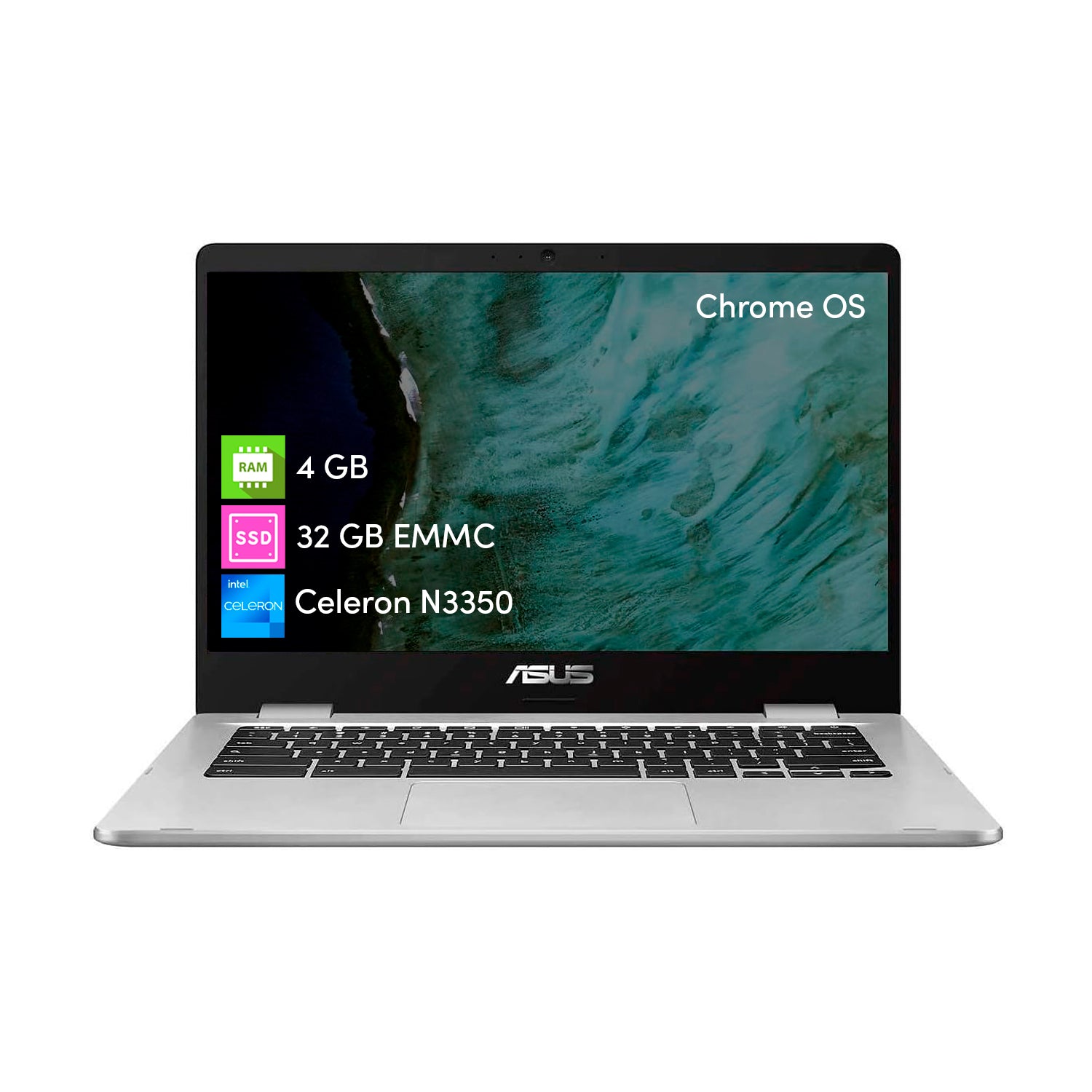 [美品]ASUS chromebook Notebook Chromebook Asus Celeron 4GB 32GB 15.6