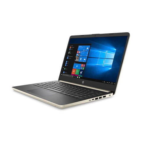 Notebook HP 14 i3 10ma 4GB 128GB SSD 14" HD W10 Dorado (OPEN BOX)