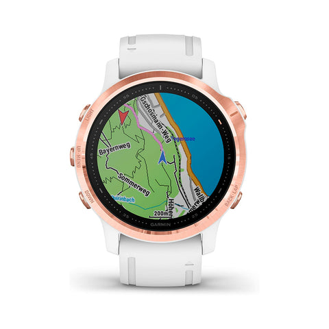 Smartwatch Garmin Fenix 6s Pro GPS Oro Rosa Blanco