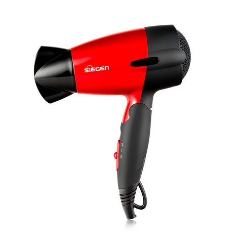 Secador de pelo Siegen SG-3011 Let's go Travel Rojo 1400W