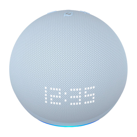 Asistente de Voz Amazon Echo Dot 5 con Reloj 5th Gen Azul