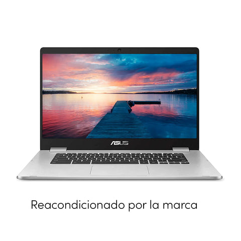 Notebook Chromebook Asus Celeron 4GB 32GB 15.6 ChromeOs Gris