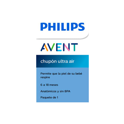 Chupete Avent Ultra Air Neutral Blanco 6-18m
