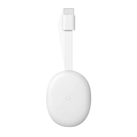 Reproductor de Streaming Google Chromecast 4 4K Blanco