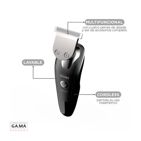 Afeitadora Inalámbrica Gama GSH 2527 W&D Multifunción + Acc