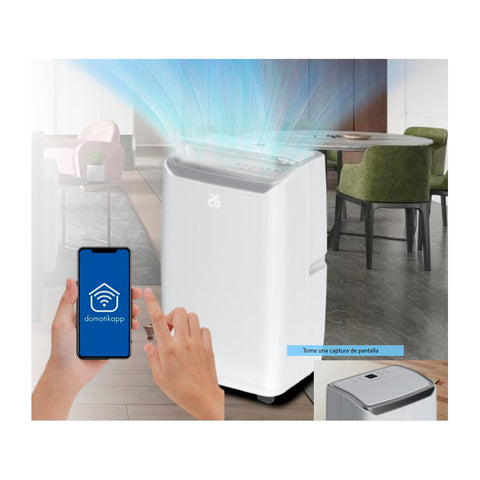 Aire Acondicionado Portátil Thorben Pac 4 en 1 Wifi 9000 BTU