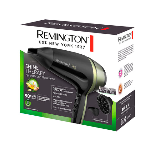 Secador de Pelo Remington Shine Terapy D13A 2100W