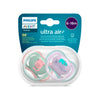 Pack X2 Chupete Avent Ultra Air 6-18m Libre BPA