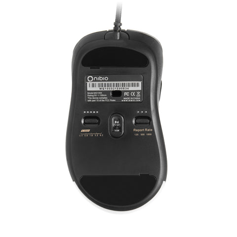 Mouse Gamer Nibio Rule MG1000 16000 dpi RGB