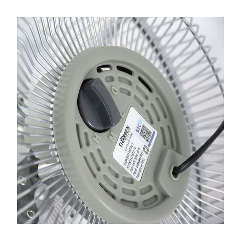 Ventilador Mesa Thorben Box Metal 9 Aluminio 3 Vel 38W